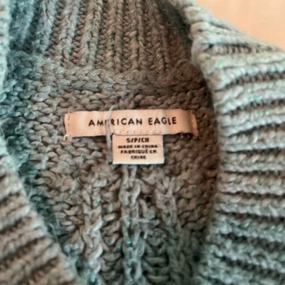 American Eagle Outfitters Textured Knit Sweater - Green - Picture 2 of 2
